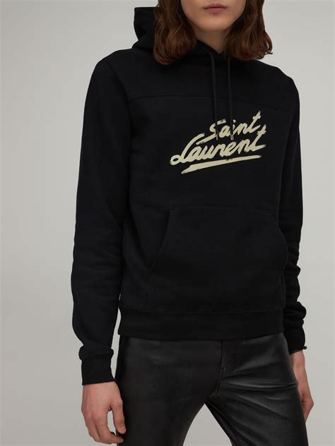 saint laurent 50s signature hoodie.